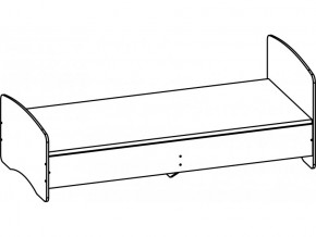 кровать 1-спальная без ящиков Город SV в Татарске - tatarsk.mebelnovo.ru | фото