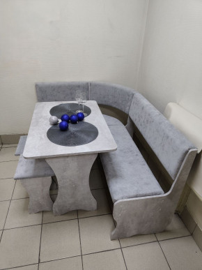 Кухонный уголок Миссия V велюр (цемент) в Татарске - tatarsk.mebelnovo.ru | фото