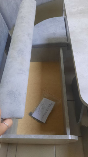 Кухонный уголок Миссия V велюр (цемент) в Татарске - tatarsk.mebelnovo.ru | фото