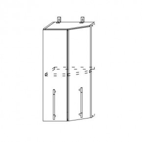 Монако ВПТ 400 шкаф верхний угловой в Татарске - tatarsk.mebelnovo.ru | фото