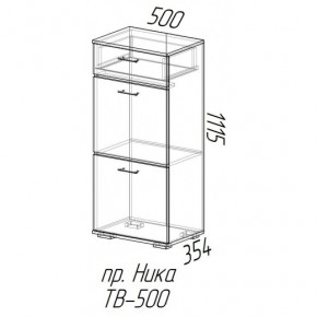 Ника тумба ТВ-500 (эра) в Татарске - tatarsk.mebelnovo.ru | фото