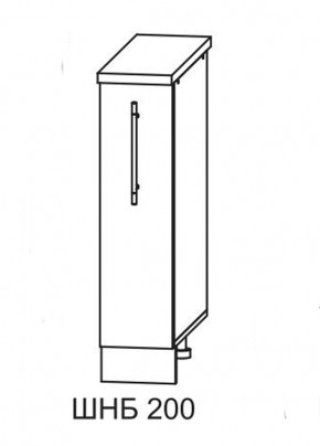 Олива СБ 200 шкаф нижний бутылочница в Татарске - tatarsk.mebelnovo.ru | фото