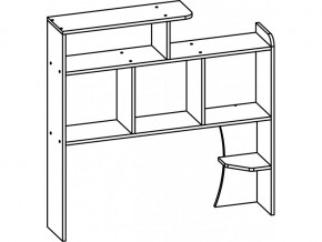 Полка надстройка Город SV в Татарске - tatarsk.mebelnovo.ru | фото