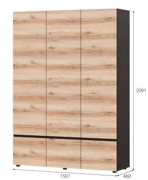 Шкаф 3-х Берген в Татарске - tatarsk.mebelnovo.ru | фото