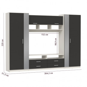ШМЦ Вена  91.01 с зеркалом в Татарске - tatarsk.mebelnovo.ru | фото
